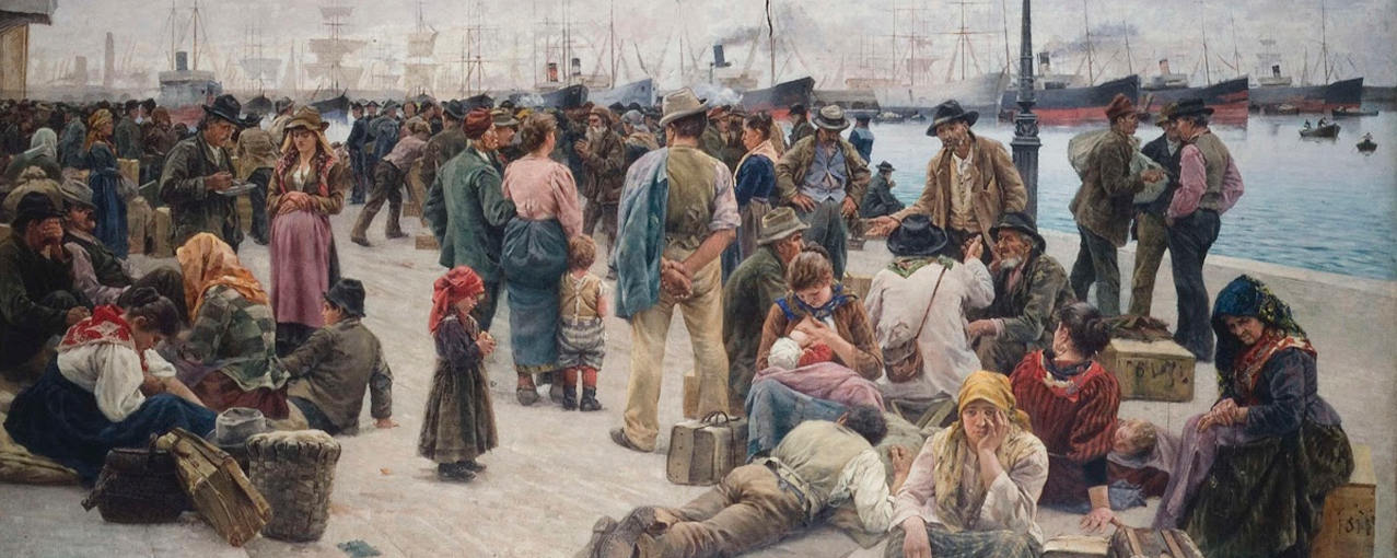 Gli emigranti di Angiolo Tommasi