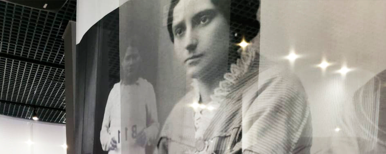 Foto da exposição temporária Mulheres em Movimento