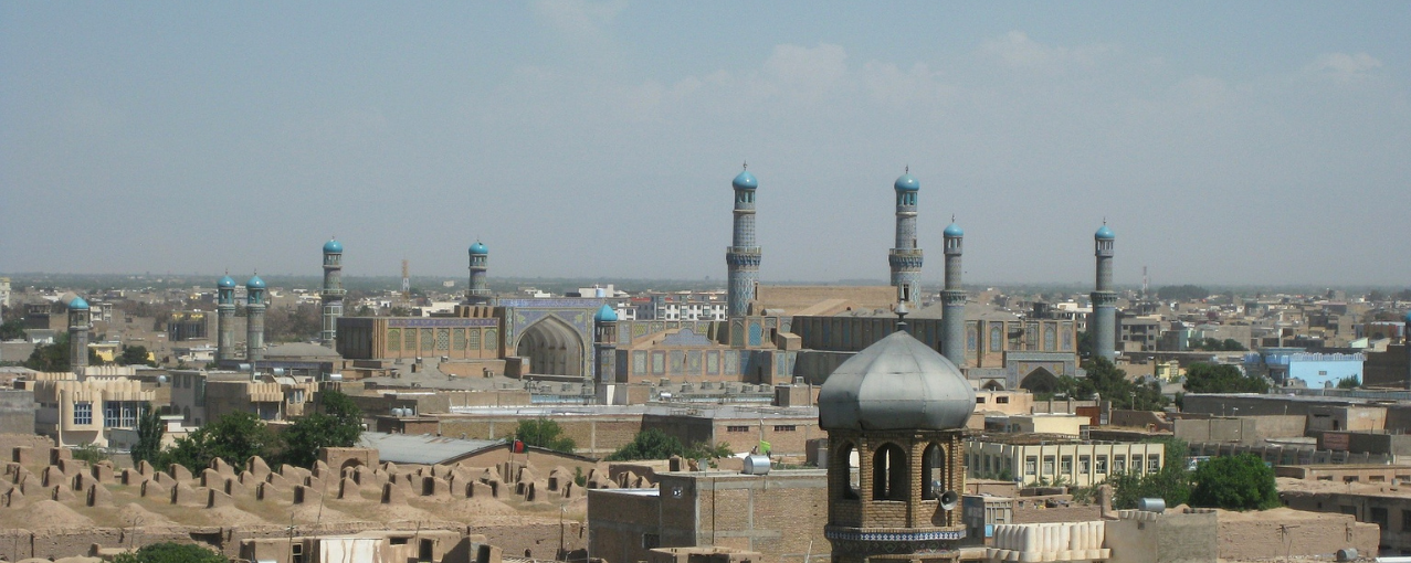 Cidade de Herat, no Afeganistão.