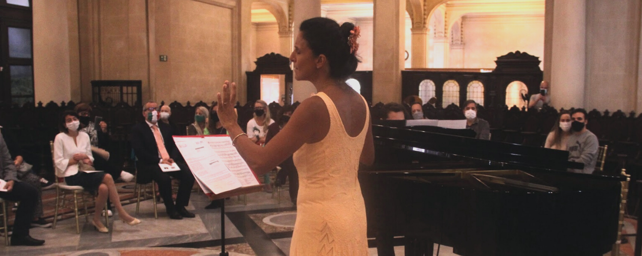 Imagem do concerto no Museu do Café