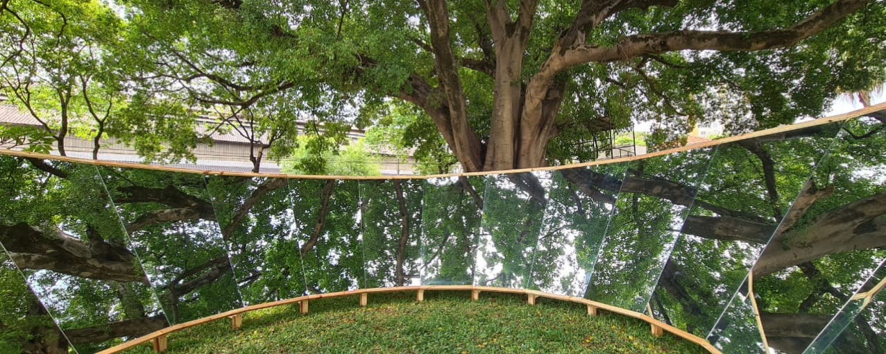 foto de parte da instalação Respiro, do MI.