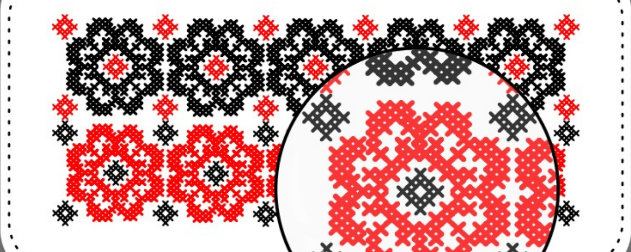 Imagem ilustrativa de ponto cruz