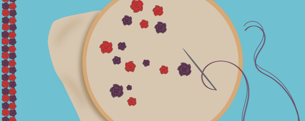 Ilustração ponto a ponto - Rococó