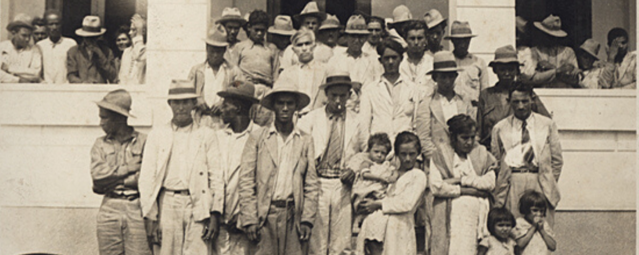 foto de migrantes da Hospedaria do Brás, acervo Museu.