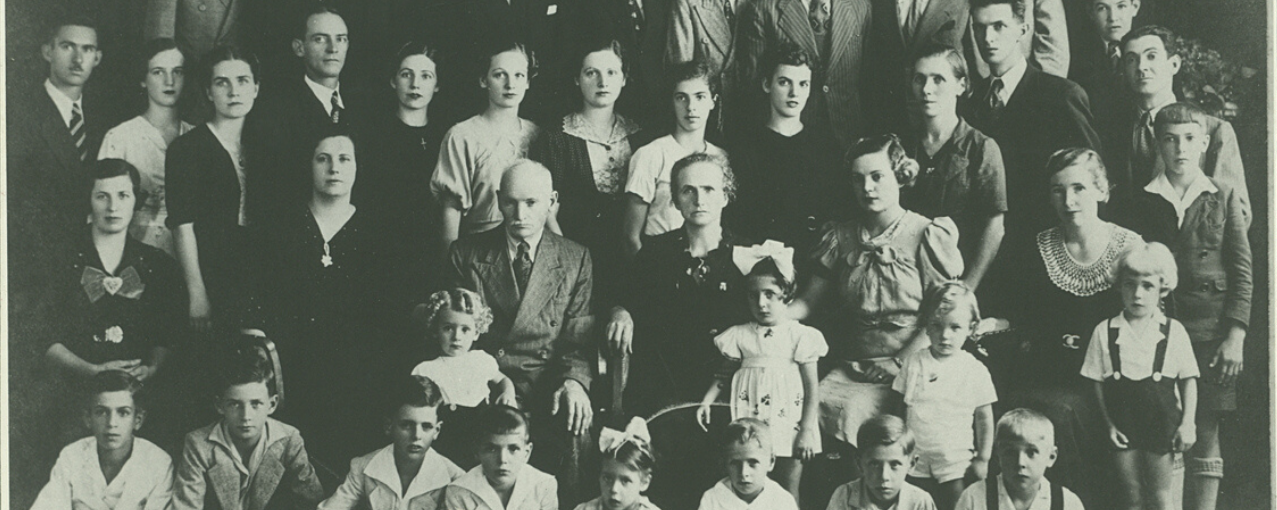 Família de italianos - acervo Museu